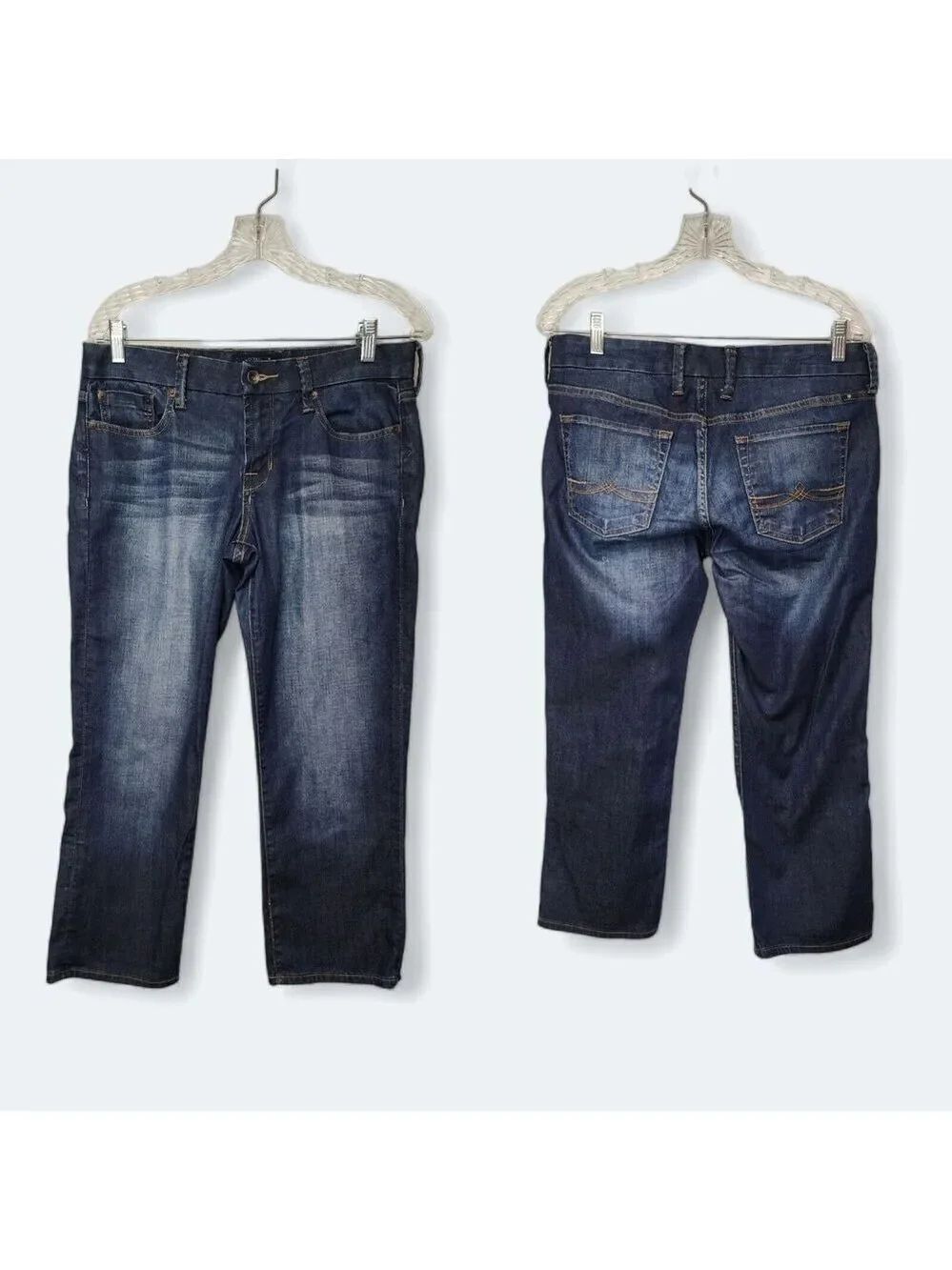 Lucky Brand Jeans Women's Size 6/28 Sweet Jean Crop Flap Mid Rise Denim